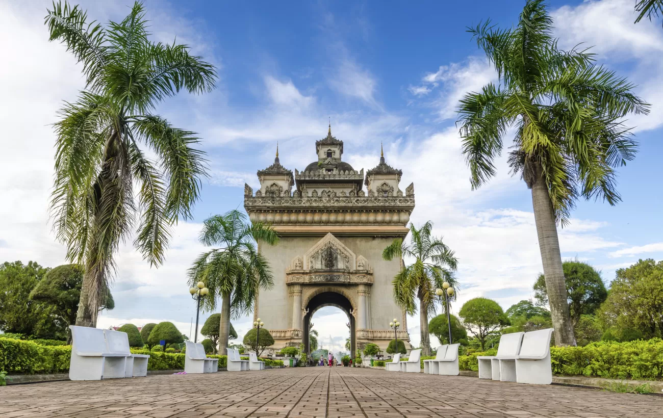 Patuxai monument in Vientiane