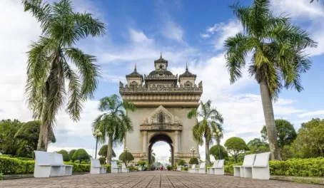 Patuxai monument in Vientiane