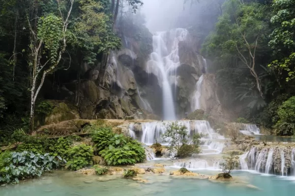 Kuang Si Falls Basin