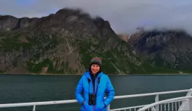Samantha in Torngat Mountains National Park