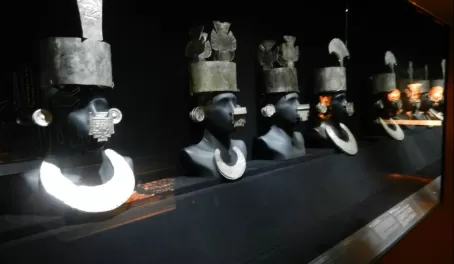 Headpieces at the Museo Larco