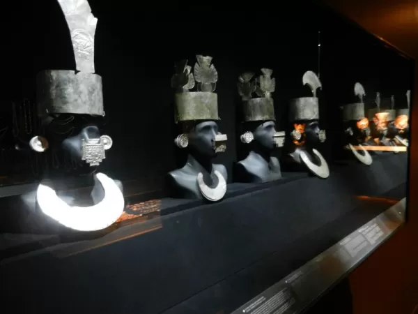 Headpieces at the Museo Larco