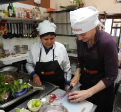Learning how to make my own Peruvian meal