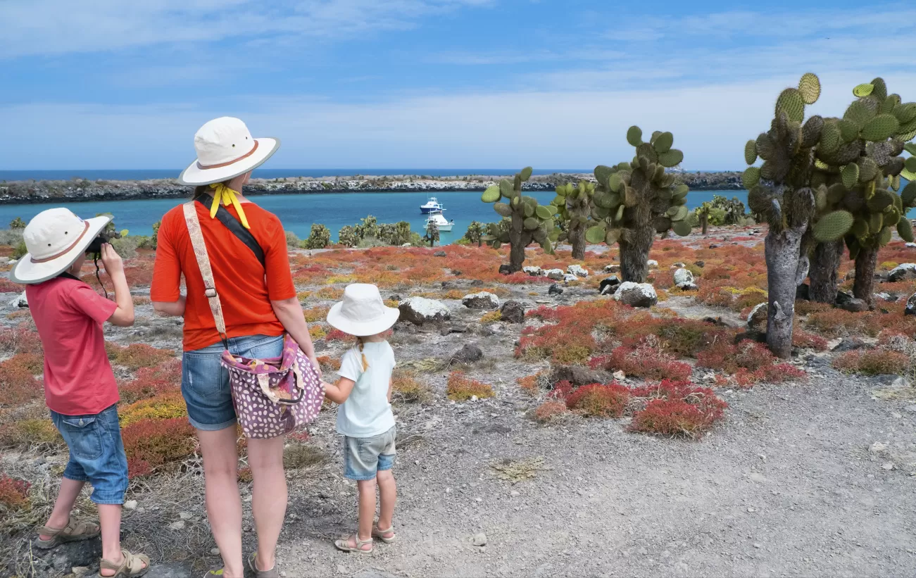 Family in the Galapagos