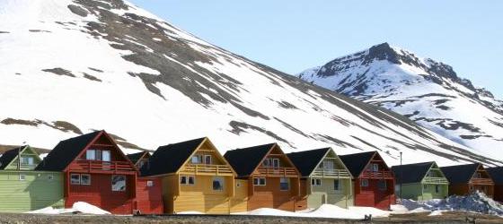 Homes in Longyearbyen, Svalbard, Norway