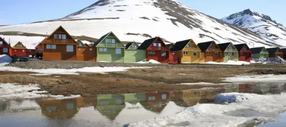 Homes in Longyearbyen, Svalbard, Norway