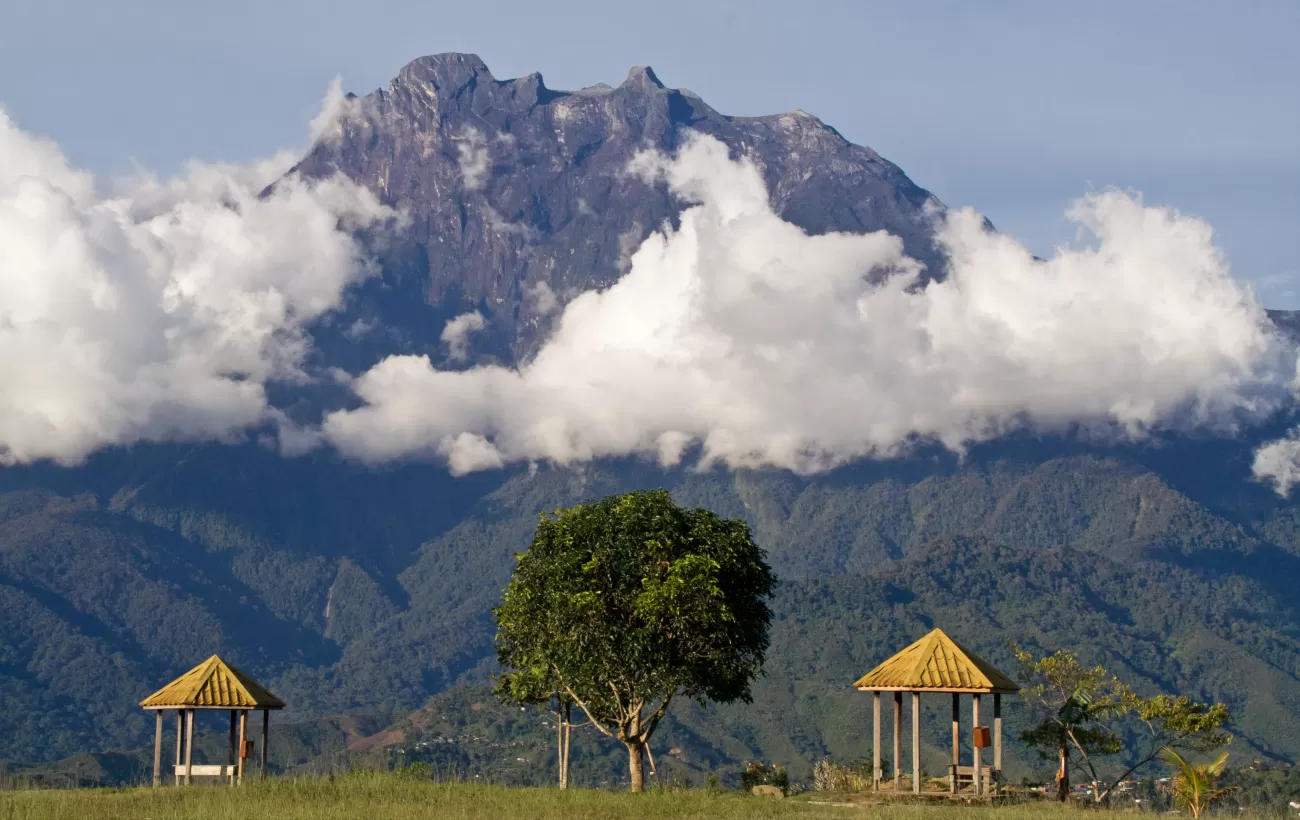 Mount Kinabalu, Sabah. Highest mountain in Southeast Asia.
