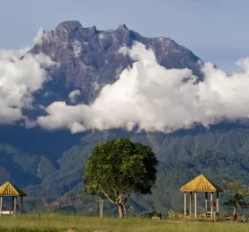 Mount Kinabalu, Sabah. Highest mountain in Southeast Asia.