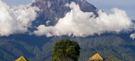 Mount Kinabalu, Sabah. Highest mountain in Southeast Asia.