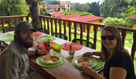 Breakfast at hotel Villa Marita