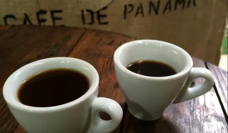fresh Panamanian coffee