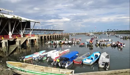 Fish market in Panama City