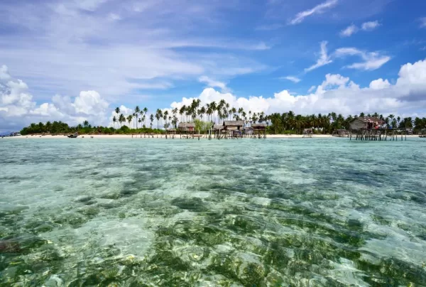 Tropical island in Sabah