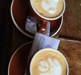 More latte art!