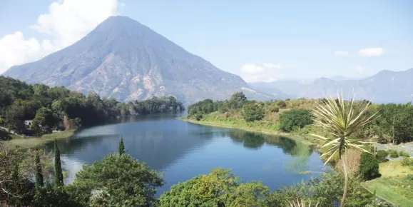 Volcano near Lake Atitlan