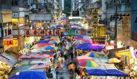Fa Yuen Street Market in Hong Kong