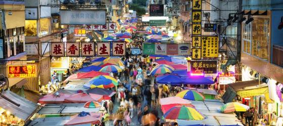 Fa Yuen Street Market in Hong Kong