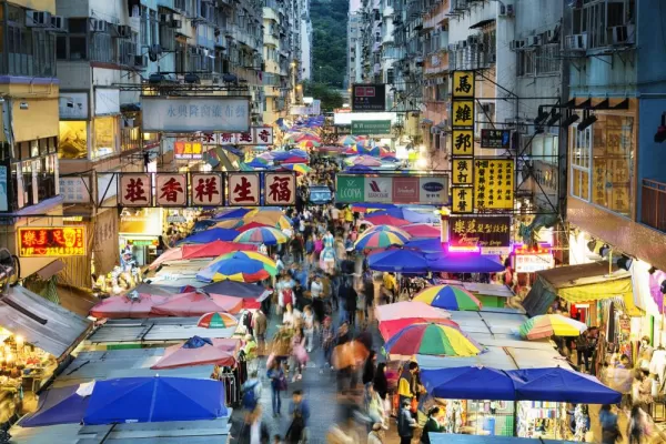 Fa Yuen Street Market in Hong Kong