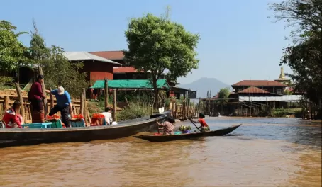 Canal of Inle Lake