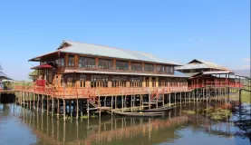 Stilted house on Inle Lake