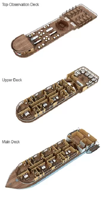 Delfin II - Deckplan