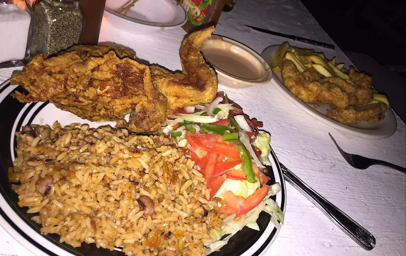 Delicious Bahamian fried food