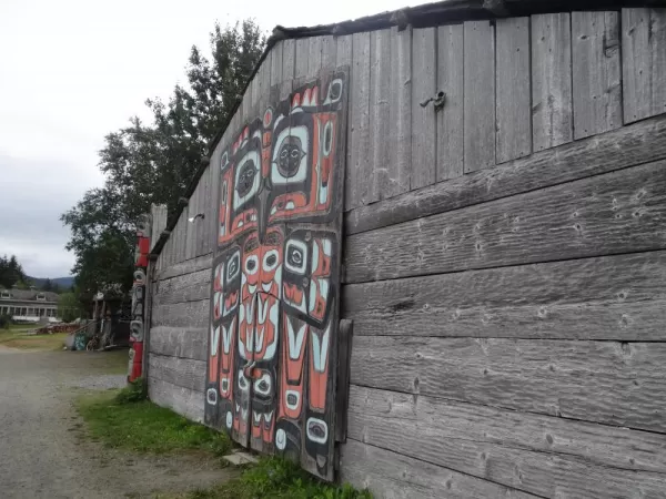 The Chilkat Indians building in Haines Alaska