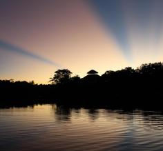 Amazon sunset