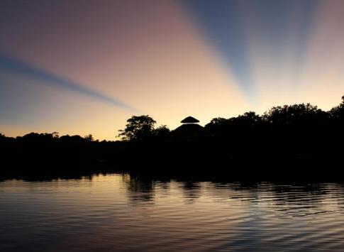 Amazon sunset