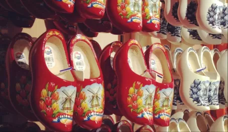 Wooden shoes in Amsterdam