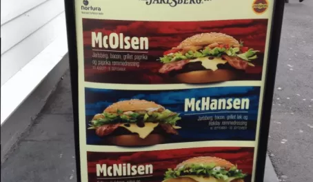 McDonald's in Bergen...Haha!