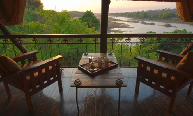 Pristine views of the river from your private deck
