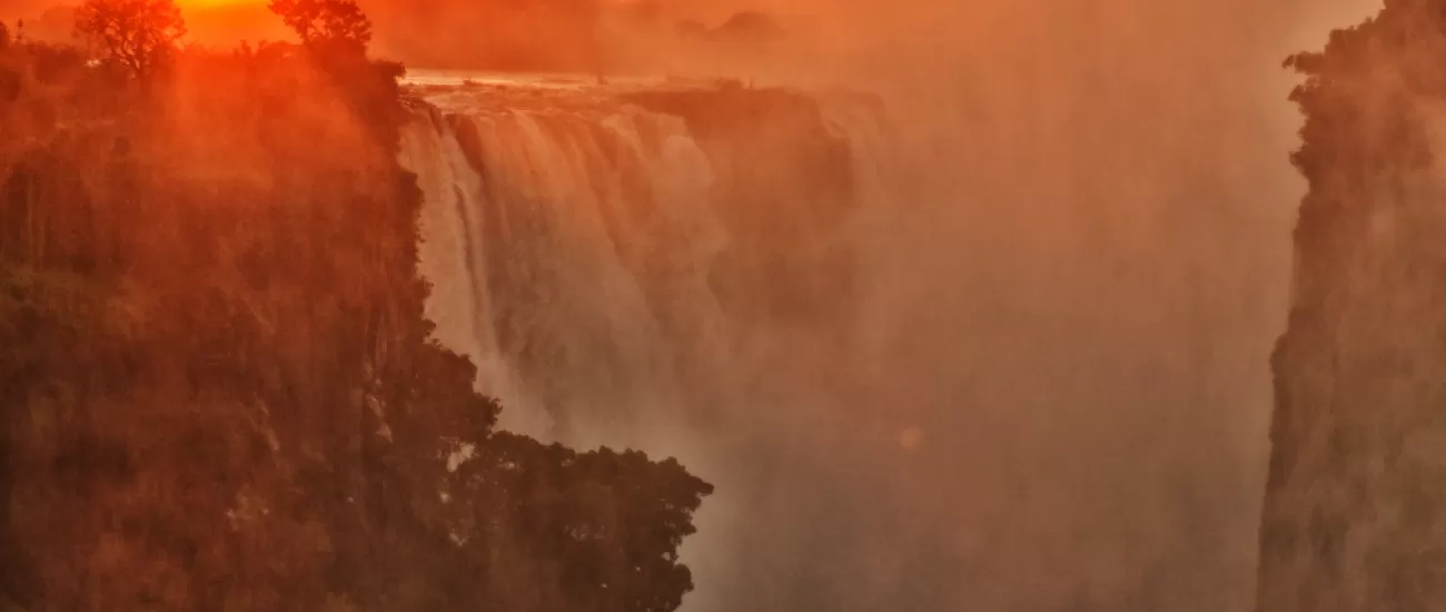 The thundering Victoria Falls