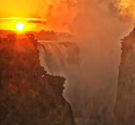 The thundering Victoria Falls