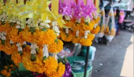 Flowers at the Mae Klong Market