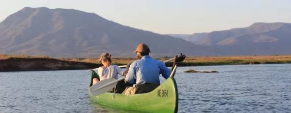 Guided canoe safaris