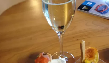 Champagne, Salmon and Ceviche